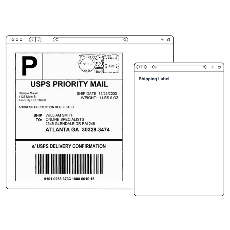 Shipping Label Automation with RPA, inventory automation